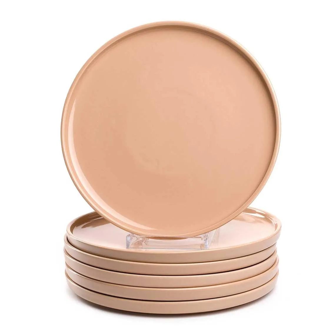 Keramikteller ROMA 27 cm apricot 6er-Set