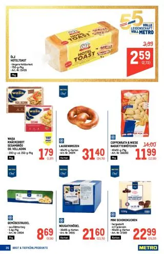 METRO Flugblatt Food - Metro Profi von 3. September bis 16. September 2026 - Flugblätt seite 26