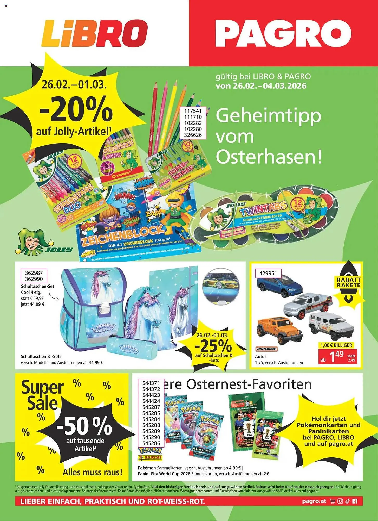 Libro Flugblatt von 26. Februar bis 4. März 2026 - Flugblätt seite 1