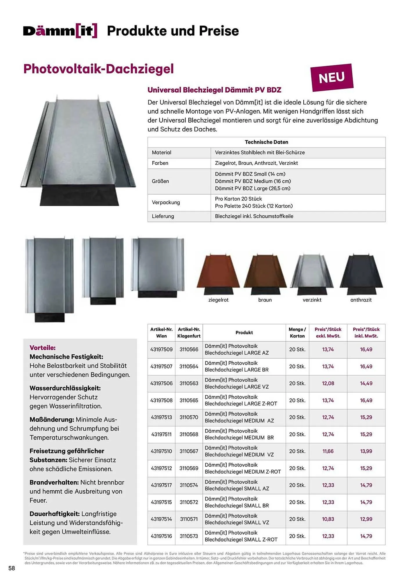 Lagerhaus Graz Land Flugblatt von 22. März bis 31. Dezember 2025 - Flugblätt seite  58