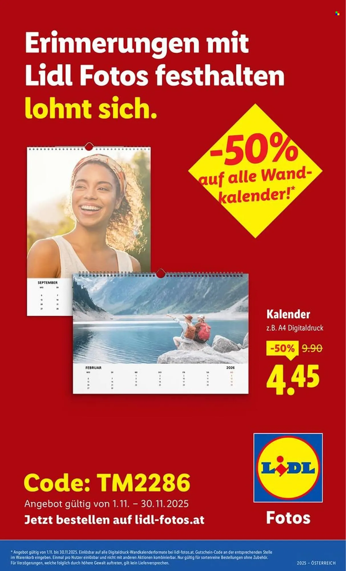 Lidl Flugblatt von 1. November bis 30. November 2025 - Flugblätt seite  1