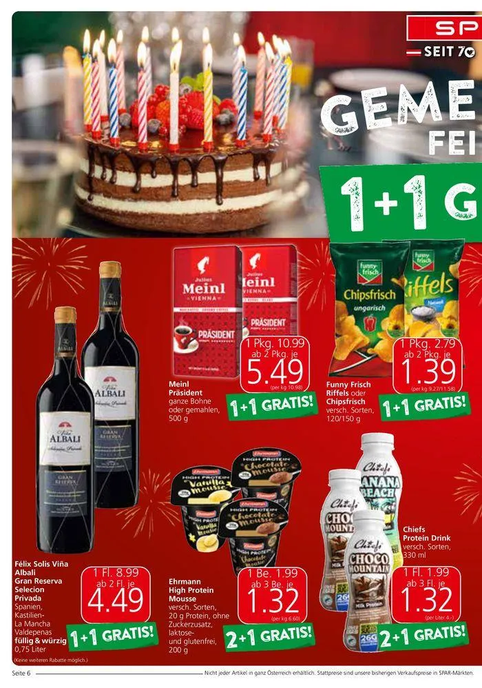 Spar flugblatt von 19. Juni bis 3. Juli 2024 - Flugblätt seite 6