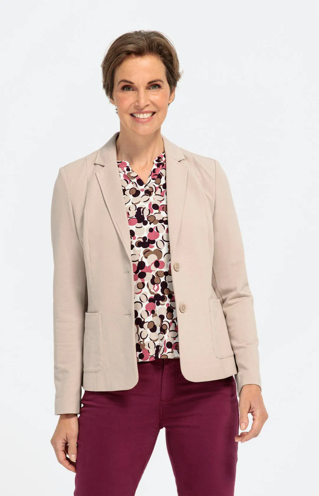 Blazer mit auffälligen Pikier-Nähten