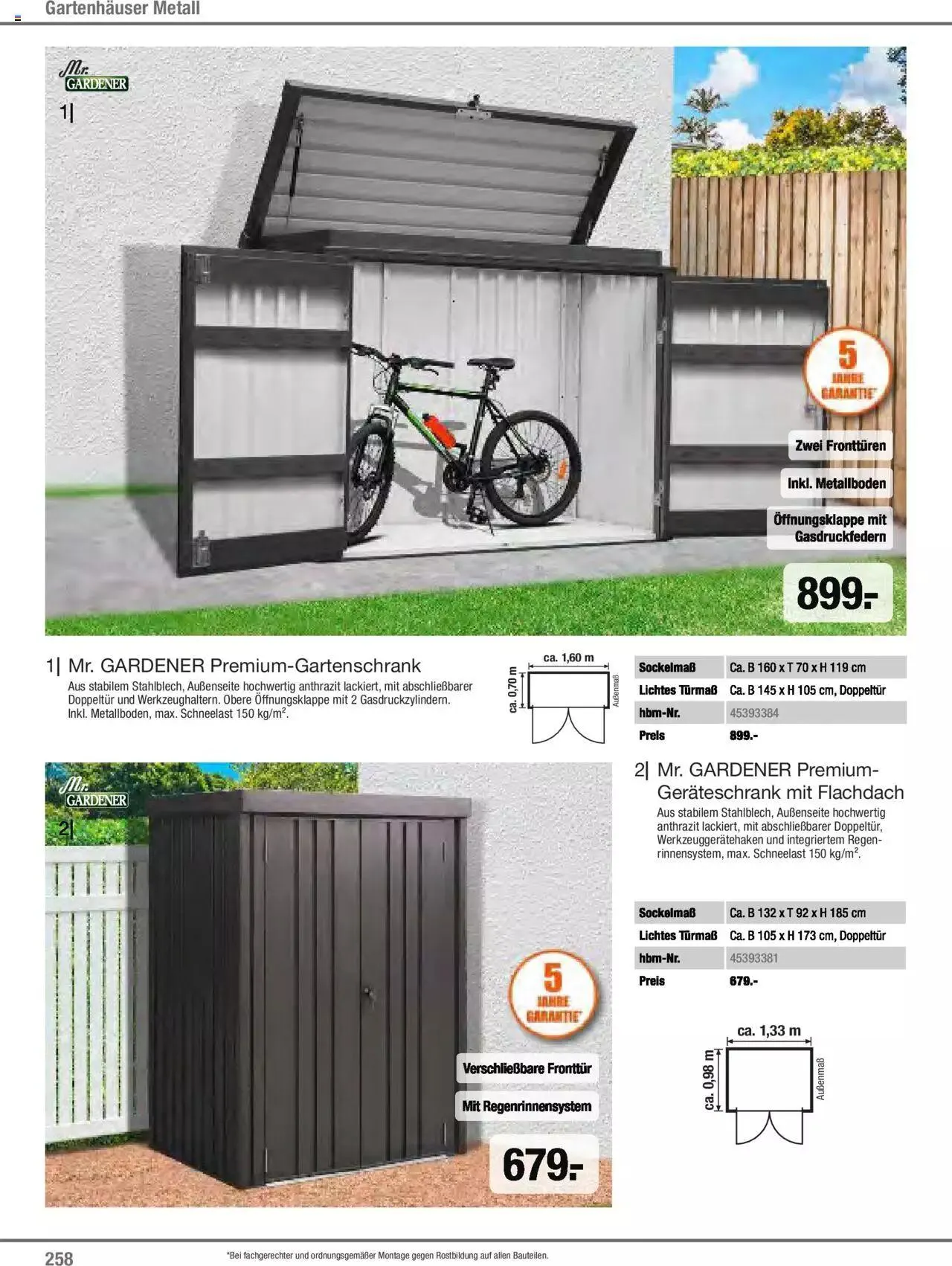 Hagebau Gartenjahr 2023 von 7. März bis 31. Dezember 2023 - Flugblätt seite  258