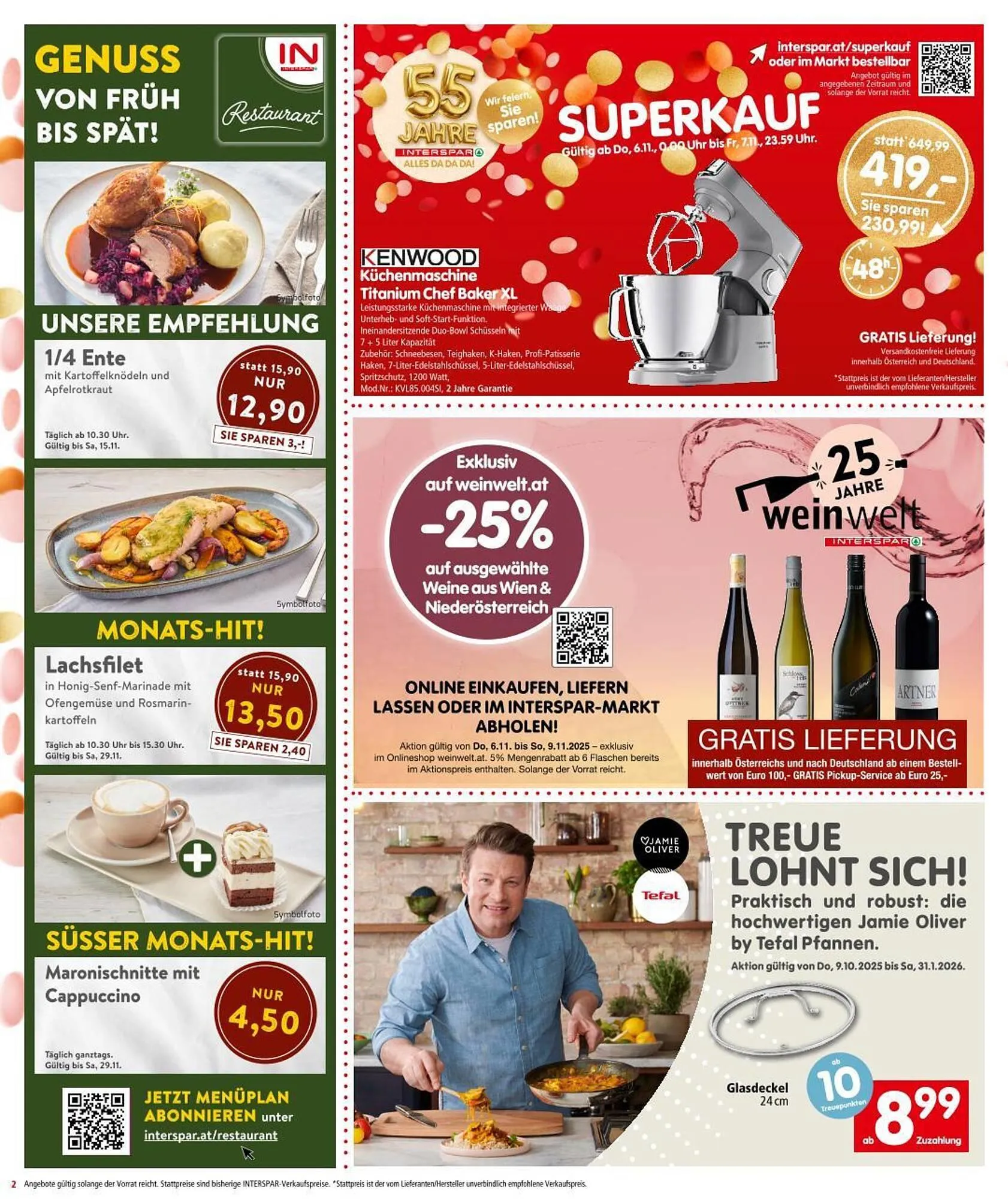 Interspar Flugblatt von 6. November bis 19. November 2025 - Flugblätt seite 2