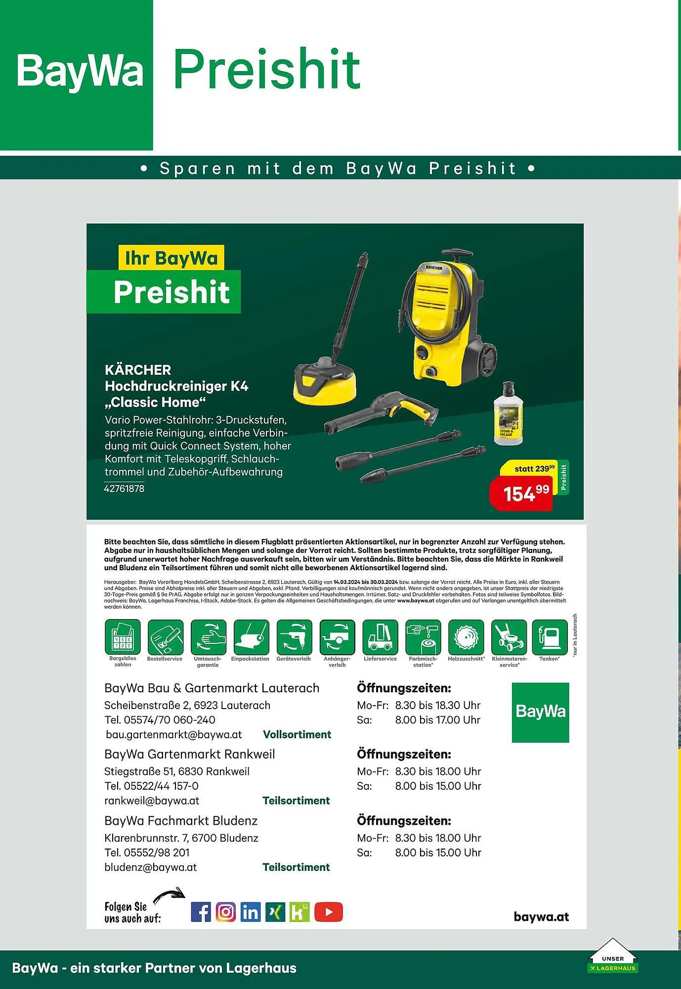 BayWa Flugblatt von 14. März bis 30. März 2024 - Flugblätt seite 32