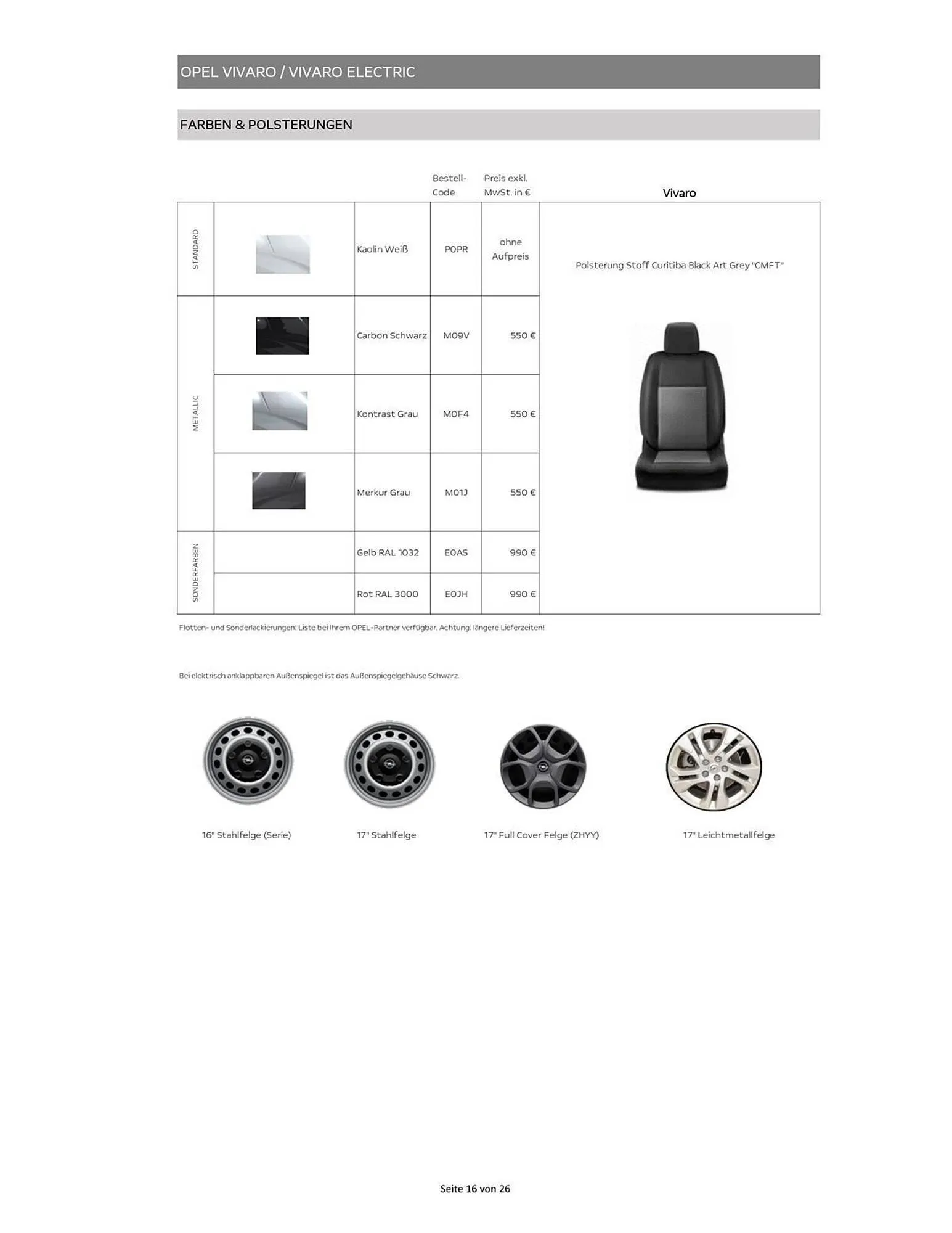 Opel Flugblatt von 15. Oktober bis 7. November 2025 - Flugblätt seite 16