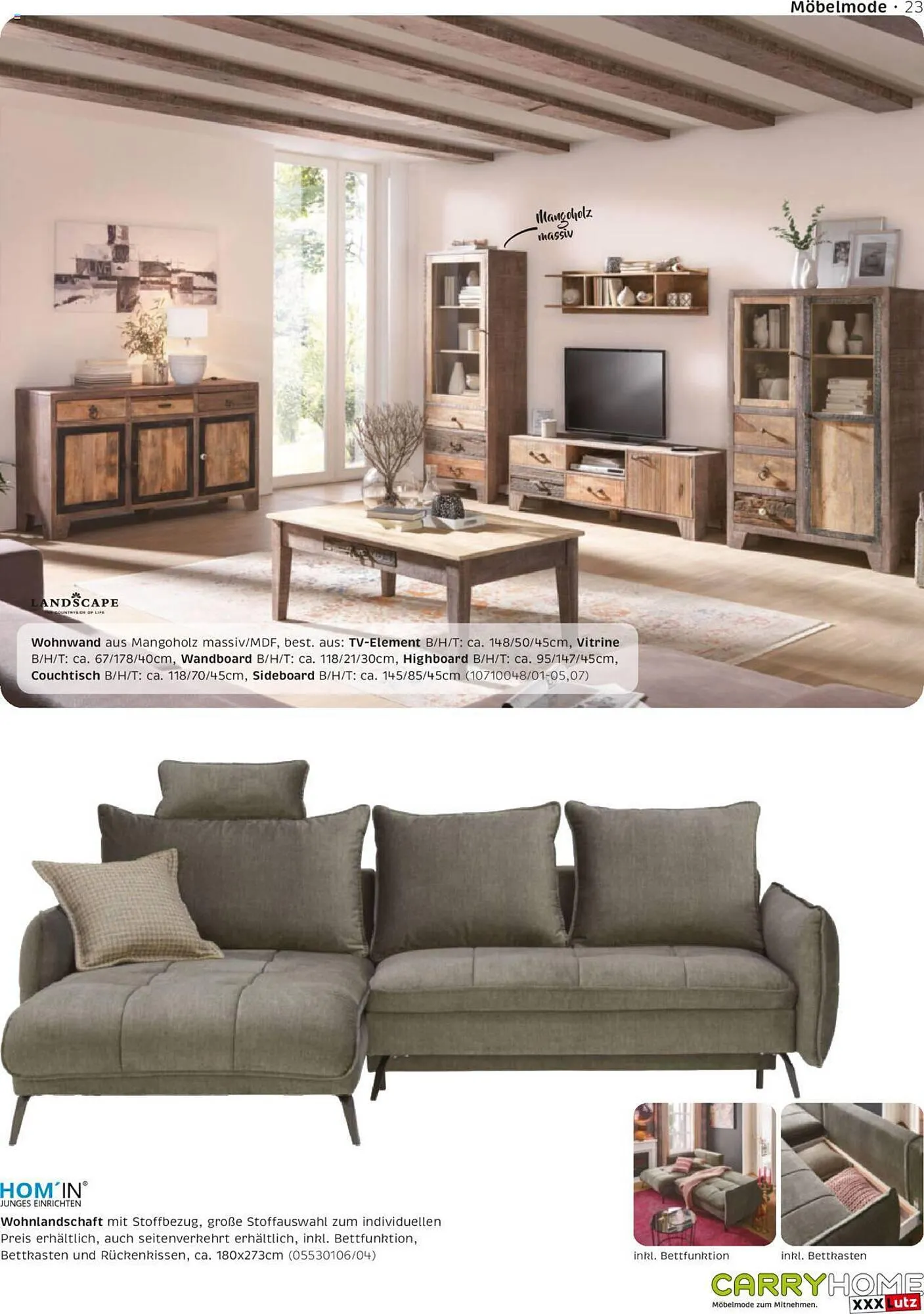 XXXLutz Flugblatt von 5. Juli bis 31. Mai 2024 - Flugblätt seite 23