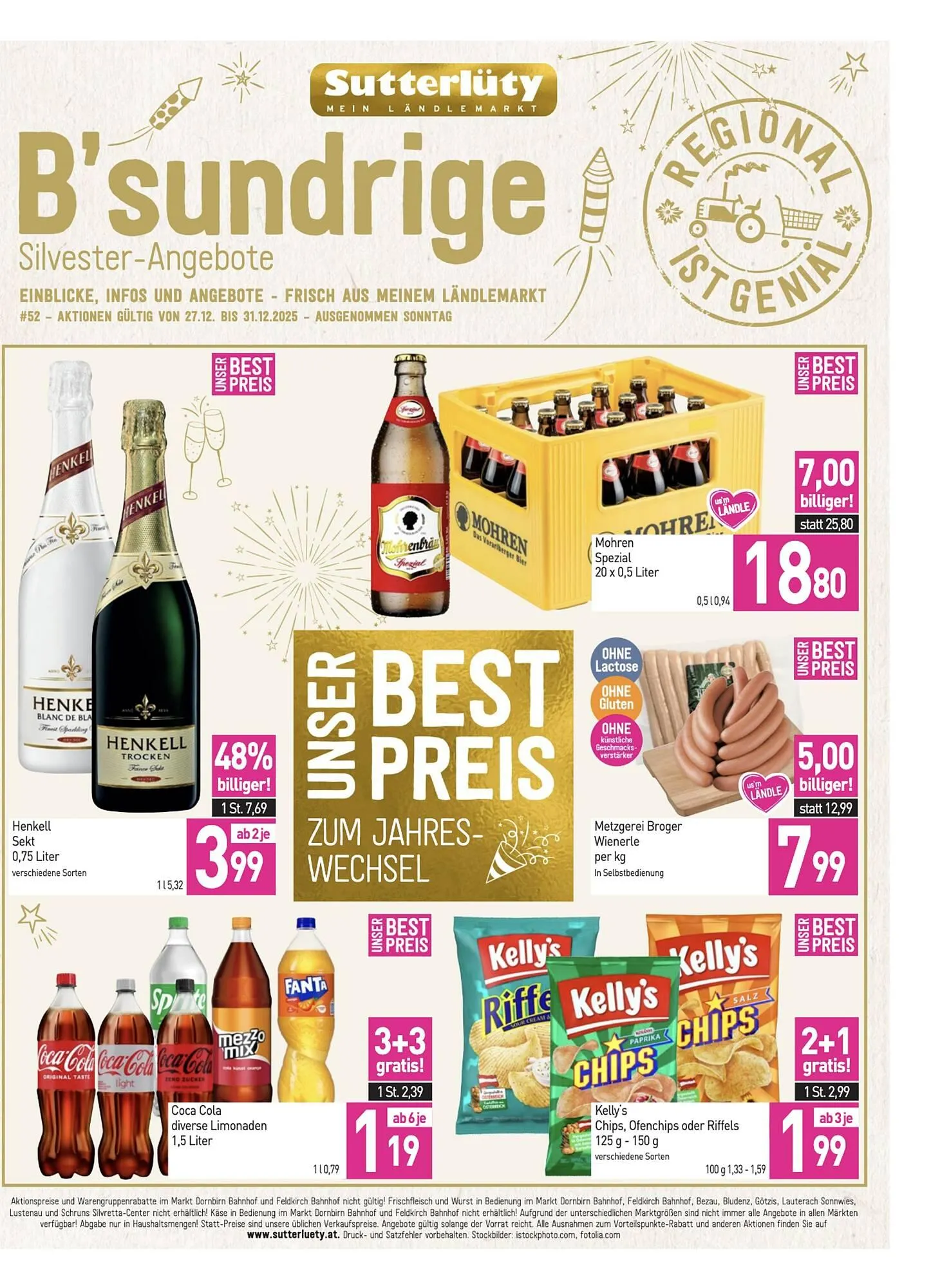 Sutterlüty Flugblatt von 27. Dezember bis 31. Dezember 2025 - Flugblätt seite  5