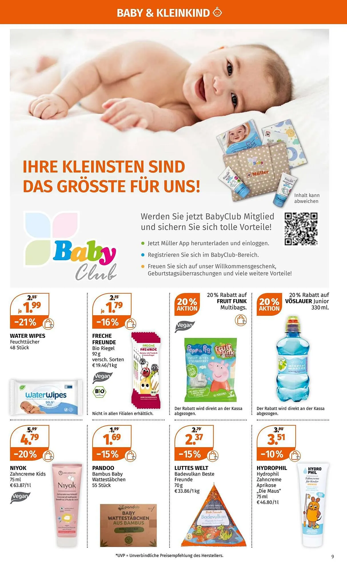 Müller Flugblatt von 3. September bis 9. September 2023 - Flugblätt seite  9