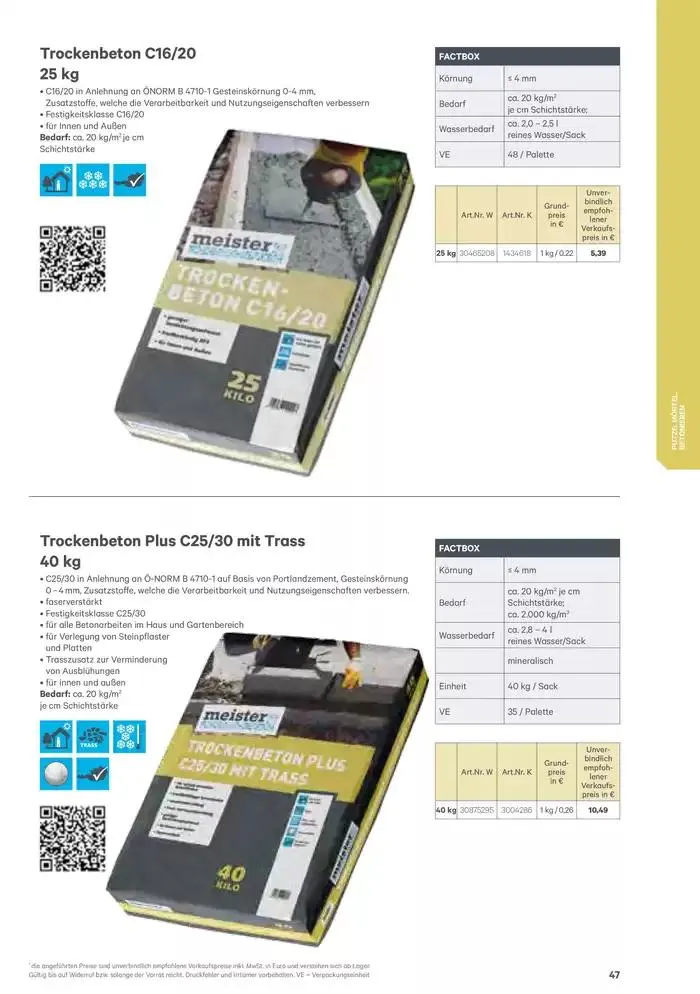Exklusive Schnäppchen von 9. Jänner bis 16. Jänner 2025 - Flugblätt seite  47