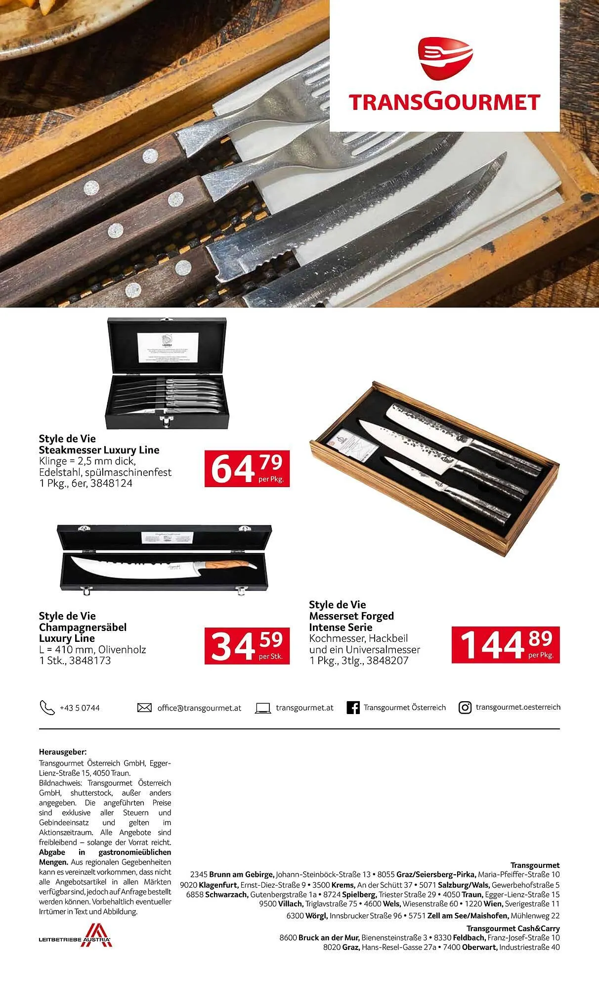 Transgourmet Flugblatt von 26. Oktober bis 27. Dezember 2025 - Flugblätt seite  8