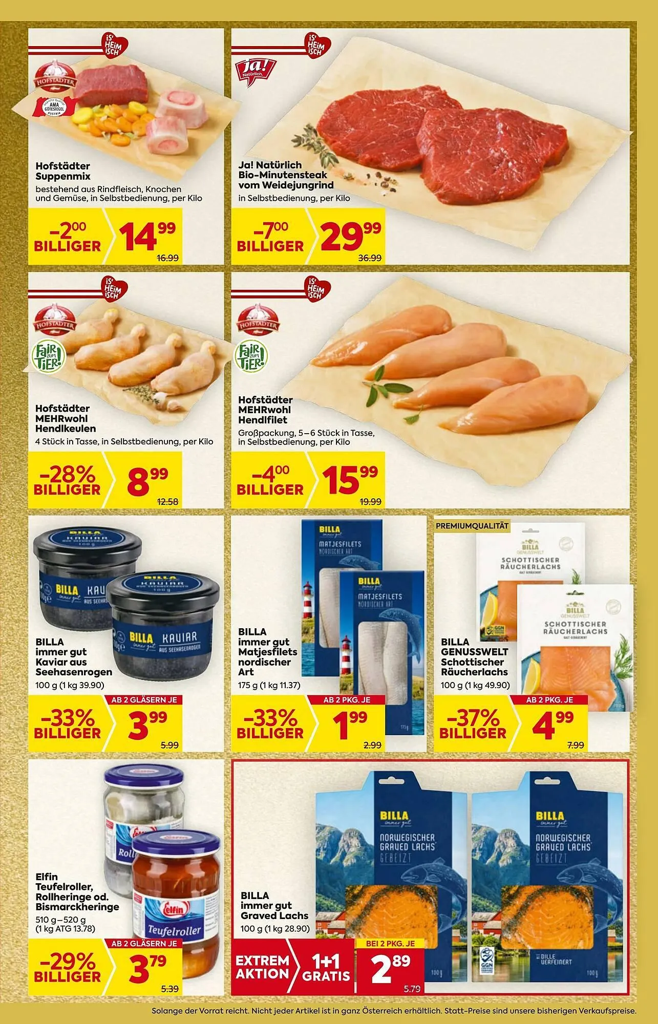 Billa Flugblatt von 27. Dezember bis 31. Dezember 2025 - Flugblätt seite  7