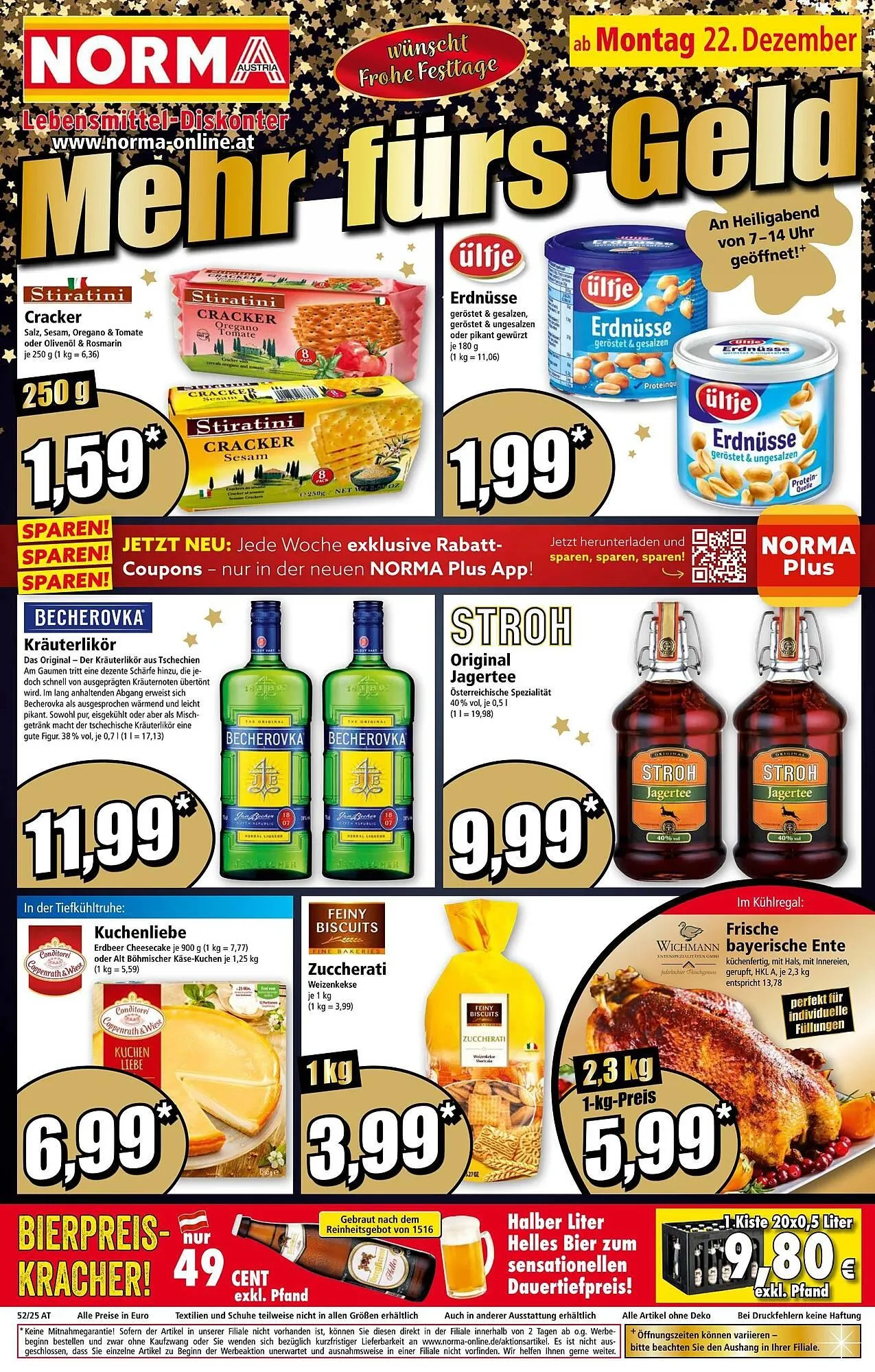 Norma Prospekt von 22. Dezember bis 28. Dezember 2025 - Flugblätt seite 1