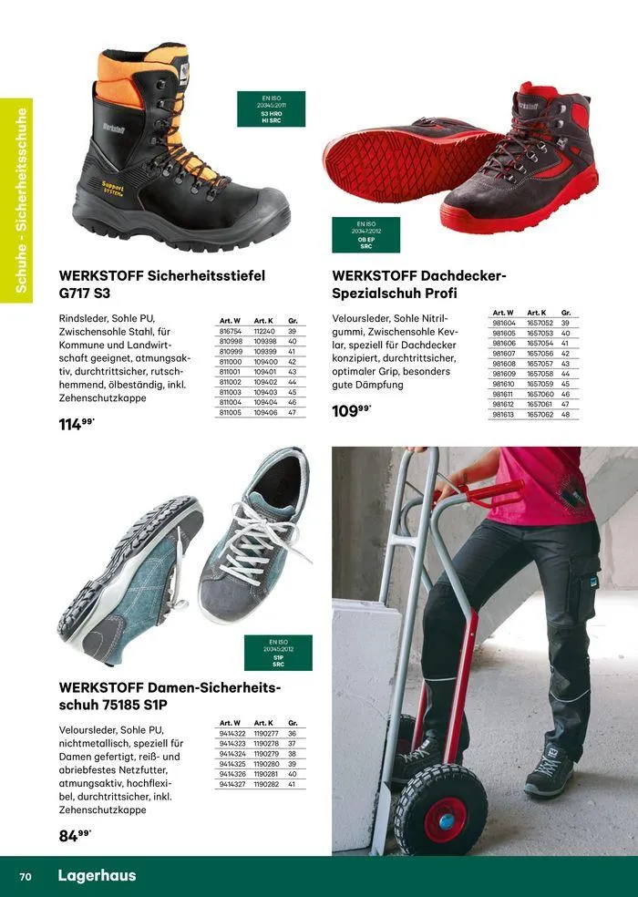 Katalog Bekleidung 2024 von 17. Mai bis 26. Mai 2024 - Flugblätt seite  70