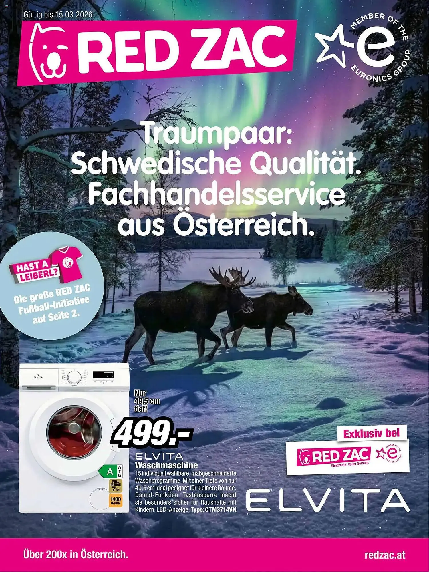 Red Zac Flugblatt von 23. Februar bis 15. März 2026 - Flugblätt seite  1