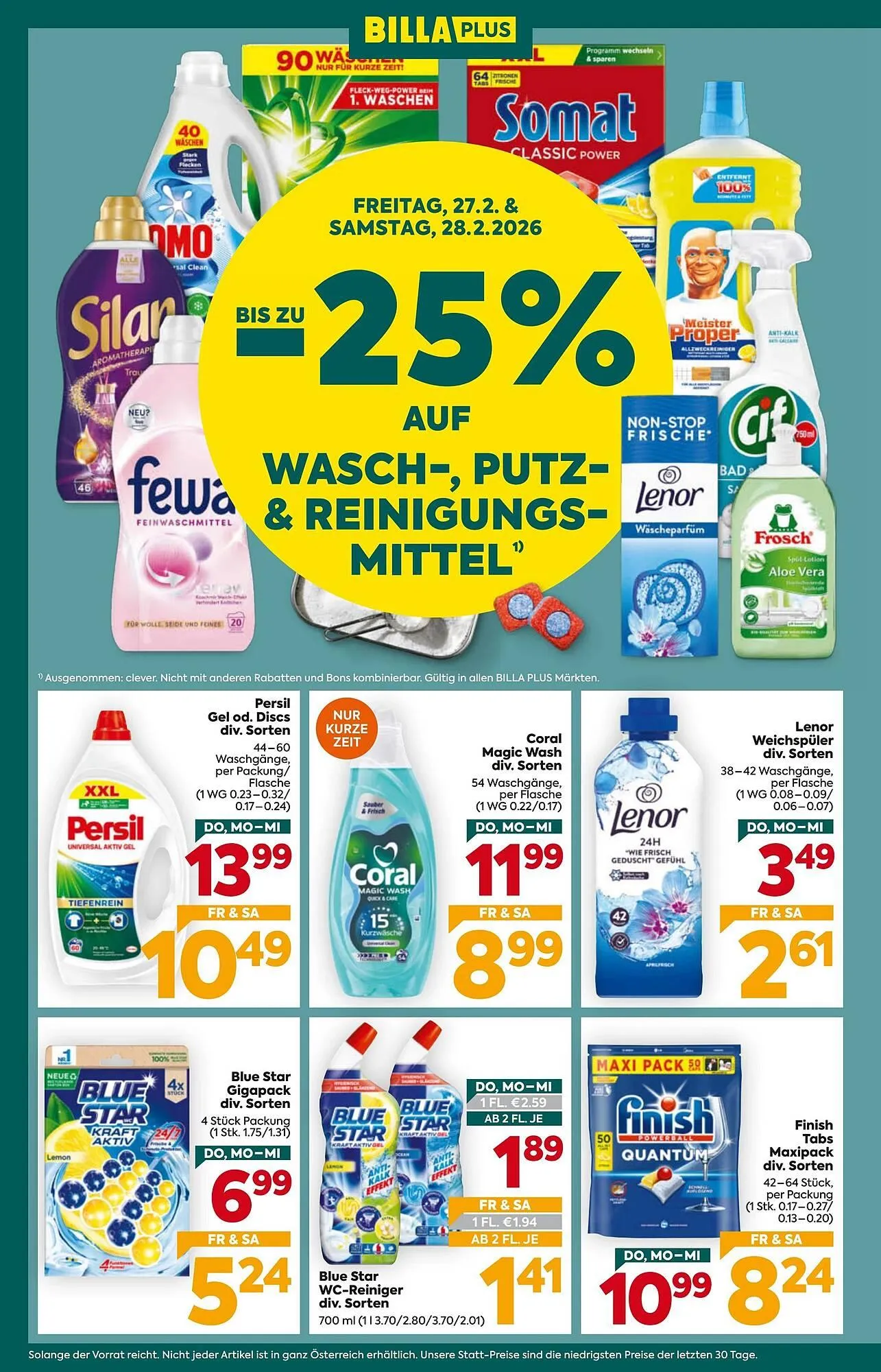 Billa Flugblatt von 26. Februar bis 4. März 2026 - Flugblätt seite 2