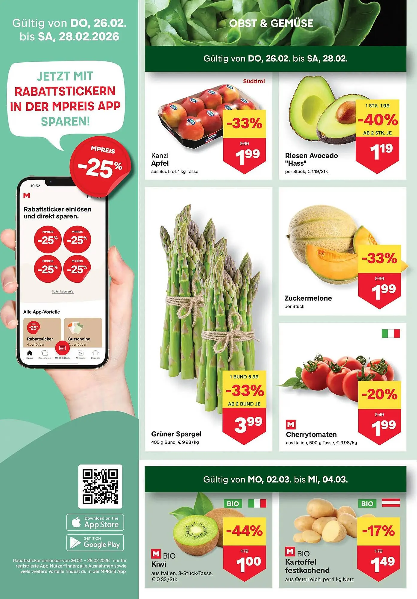 MPreis Flugblatt von 26. Februar bis 4. März 2026 - Flugblätt seite 2