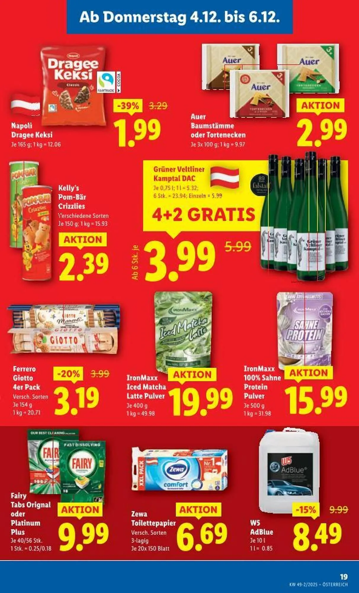 Lidl Flugblatt von 4. Dezember bis 10. Dezember 2025 - Flugblätt seite  22