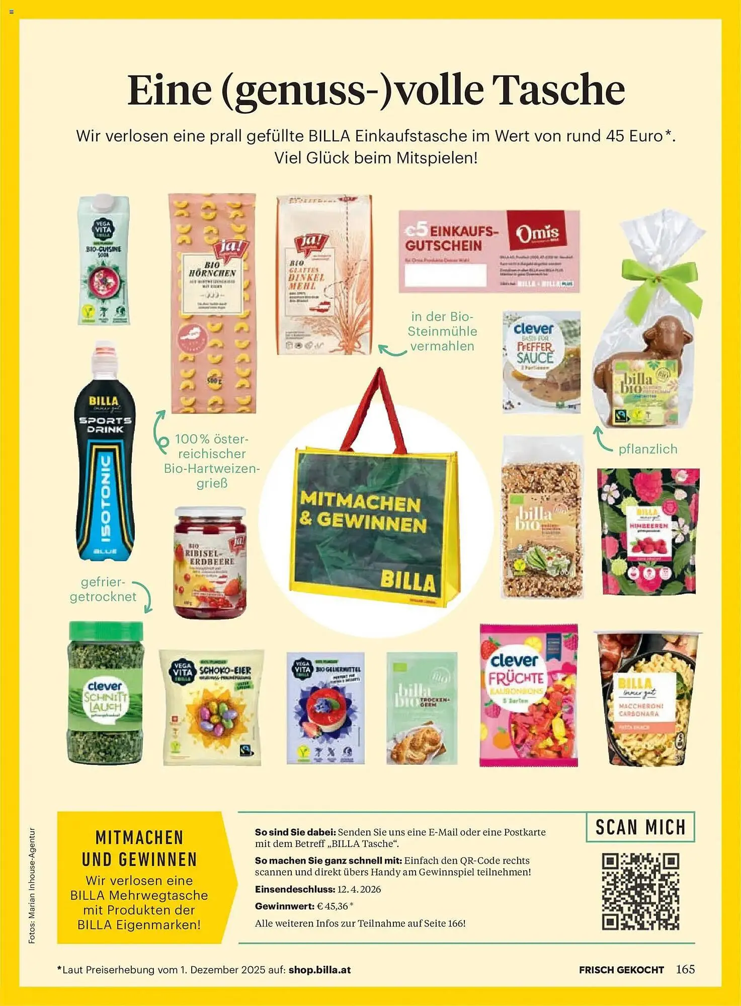 Billa Flugblatt von 1. März bis 30. April 2026 - Flugblätt seite  163