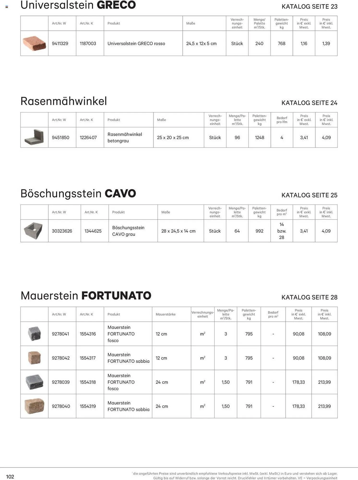 Lagerhaus Flugblatt von 2. März bis 31. Dezember 2023 - Flugblätt seite  102