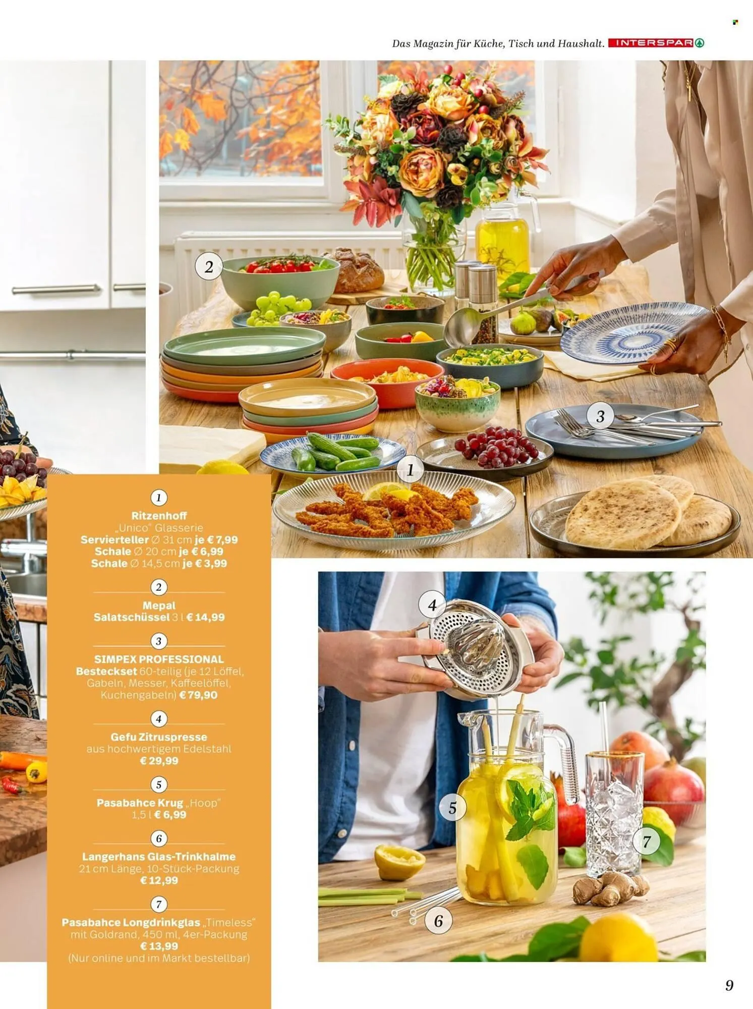 Interspar Flugblatt von 29. September bis 31. Dezember 2025 - Flugblätt seite  9