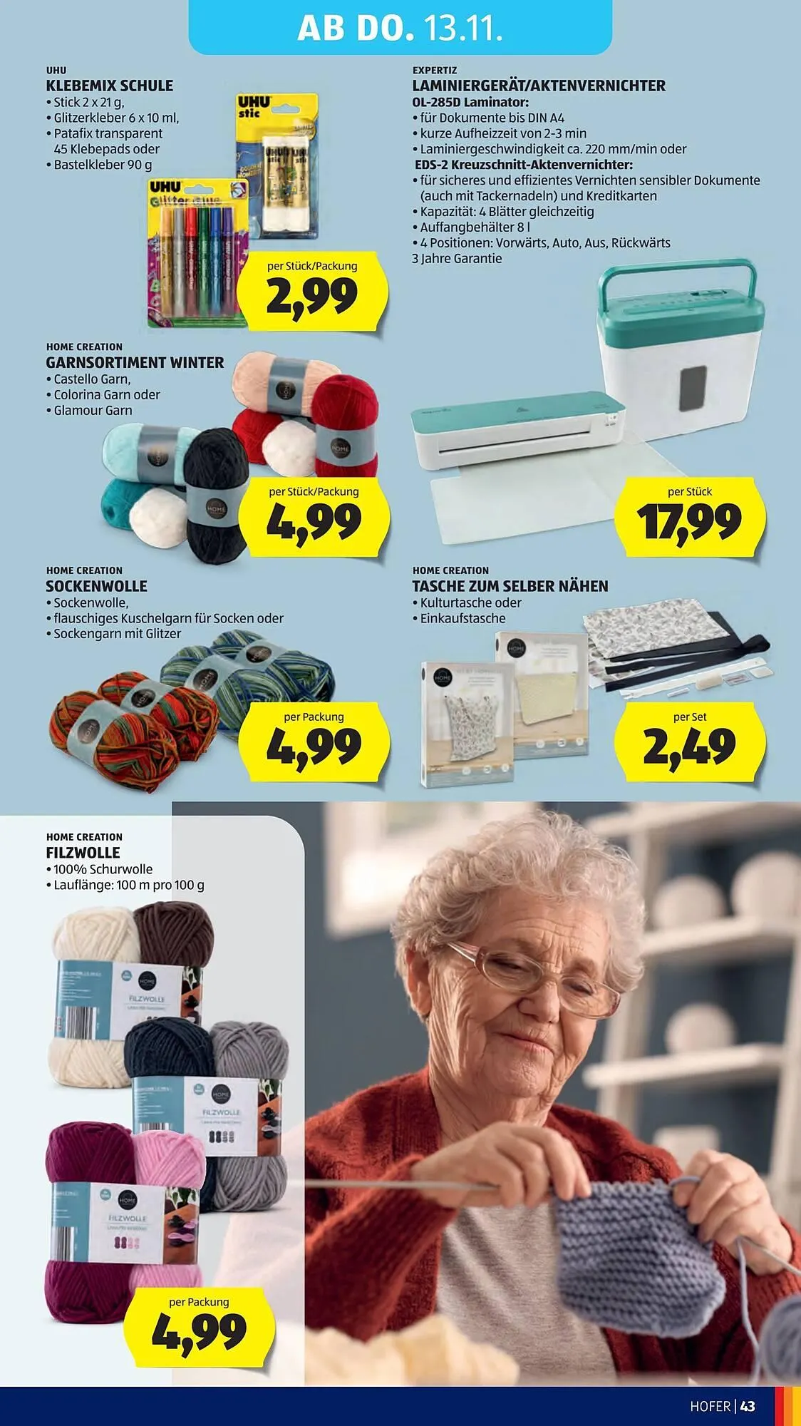 Hofer Flugblatt von 7. November bis 14. November 2025 - Flugblätt seite 49