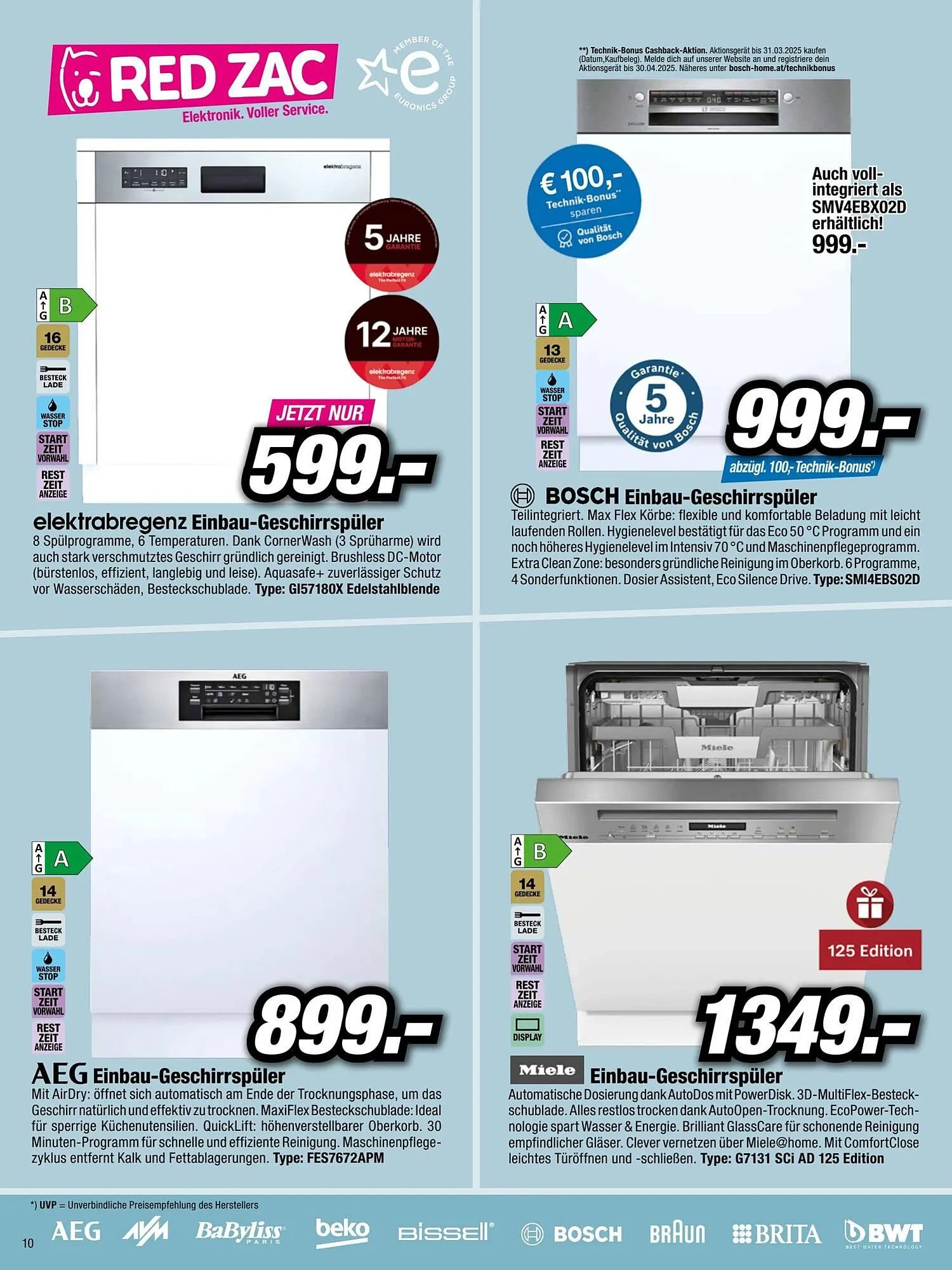 Red Zac Flugblatt von 29. Jänner bis 16. Februar 2025 - Flugblätt seite  10