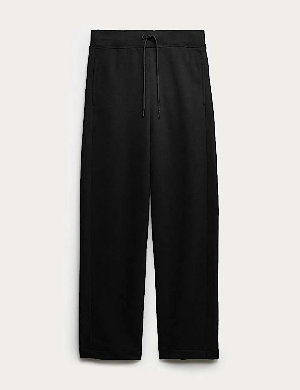 Gebürstete Jogginghose im Karottenhosen-Stil mit hohem Baumwollanteil