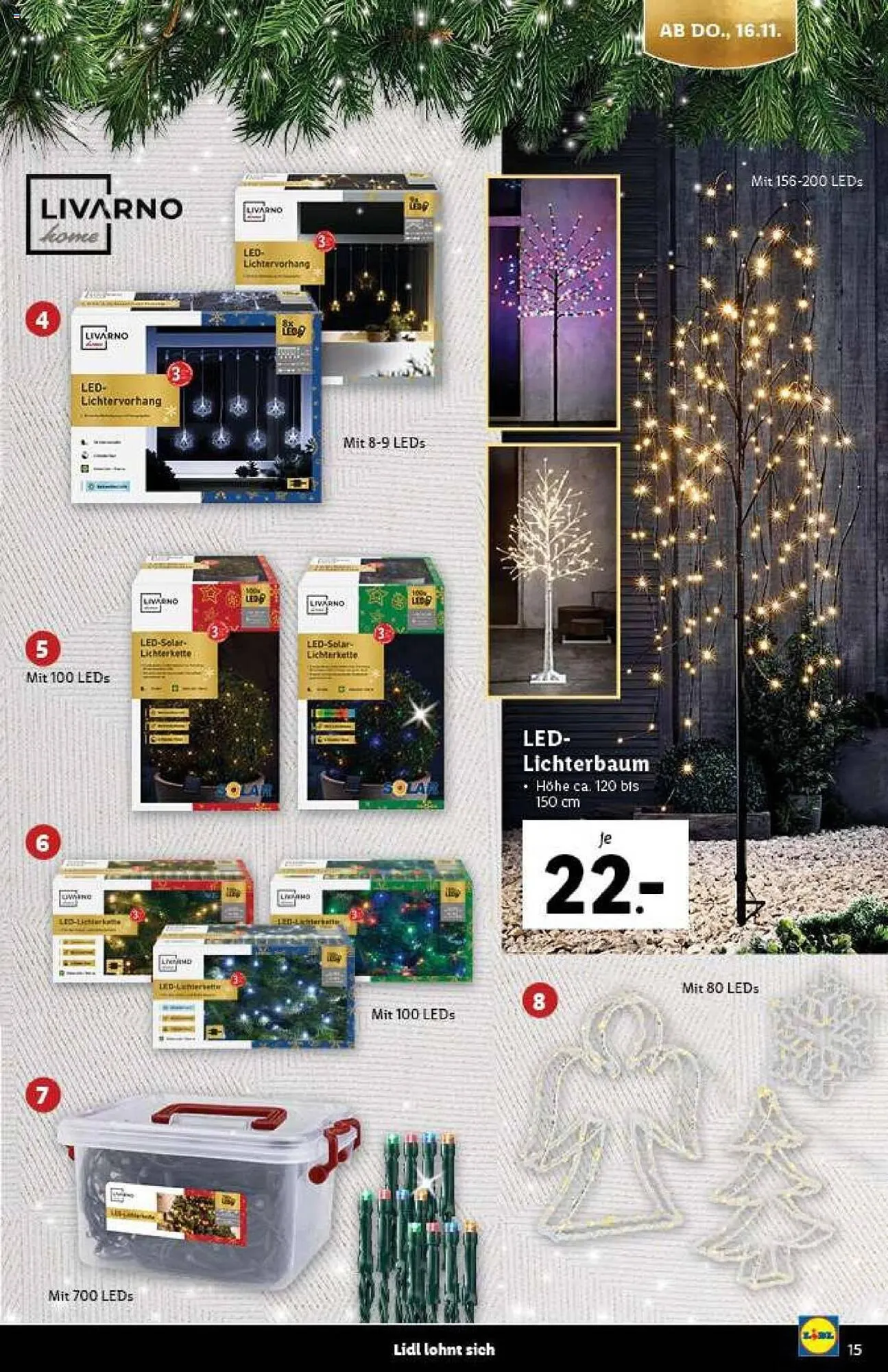 Lidl Flugblatt von 30. Oktober bis 14. Dezember 2023 - Flugblätt seite 15