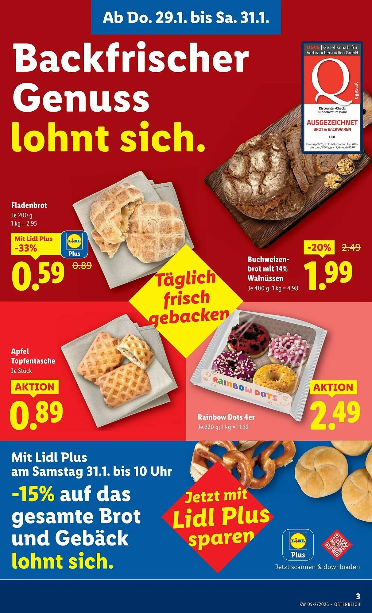 Lidl Flugblatt von 29. Jänner bis 5. Februar 2026 - Flugblätt seite  3