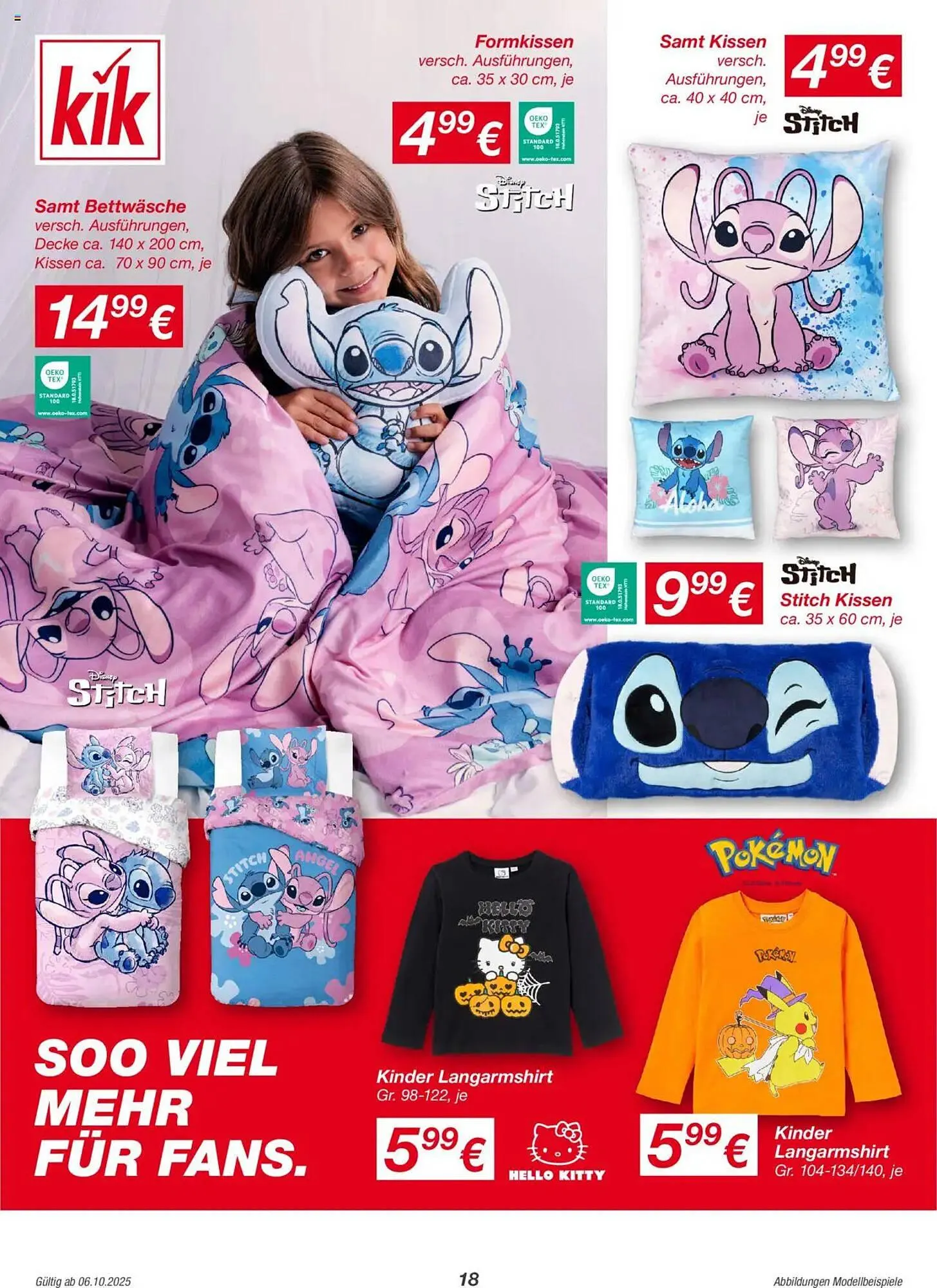 KiK Prospekt von 6. Oktober bis 17. November 2025 - Flugblätt seite 18