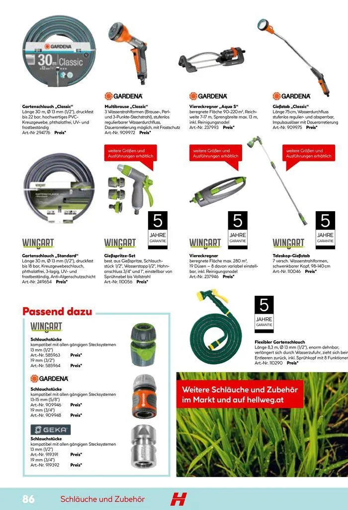 Smartes Gärtnern von 11. Juni bis 31. Dezember 2024 - Flugblätt seite 86
