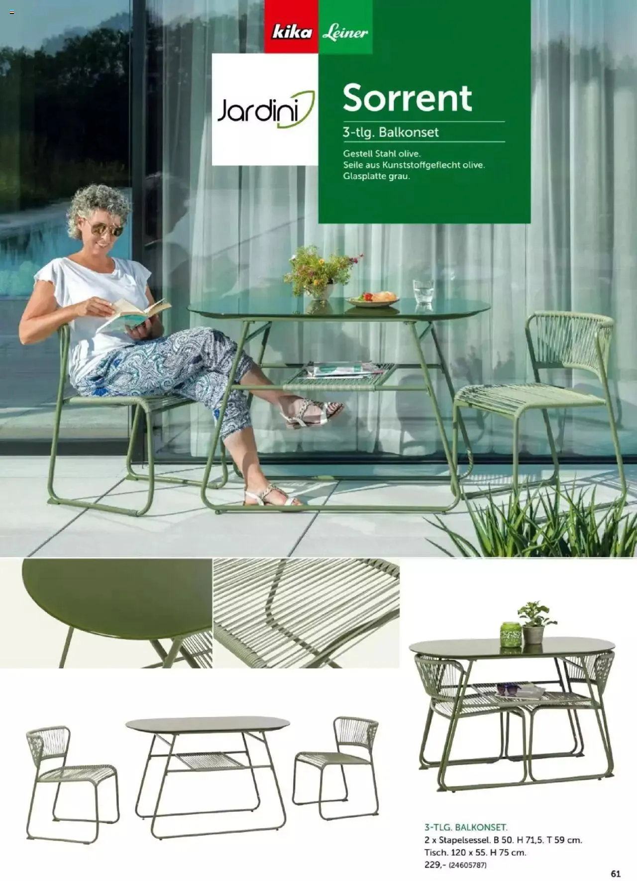 Leiner Garten Katalog 2024 von 4. März bis 30. September 2024 - Flugblätt seite  61