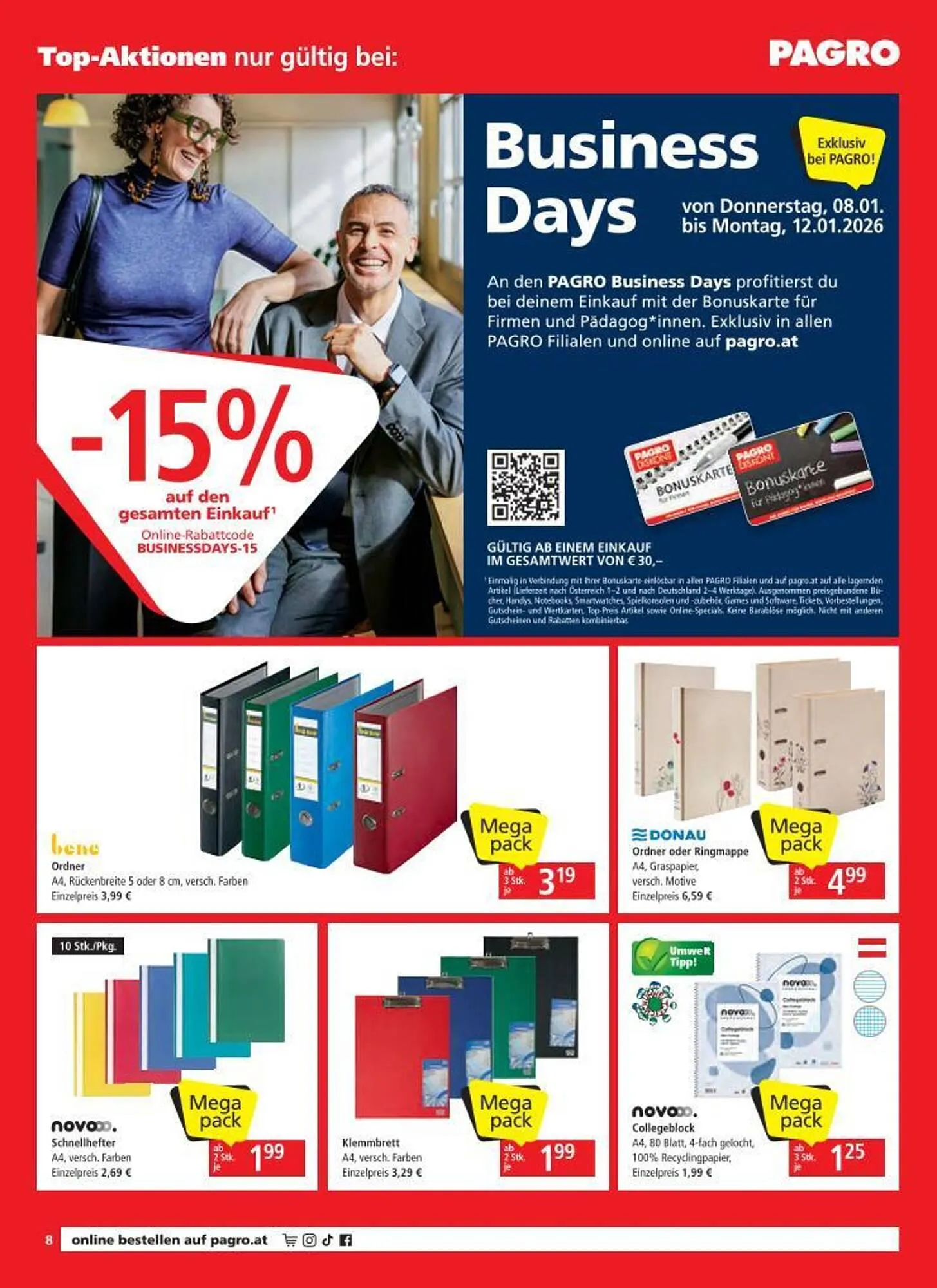 Libro Flugblatt von 8. Jänner bis 14. Jänner 2026 - Flugblätt seite  8