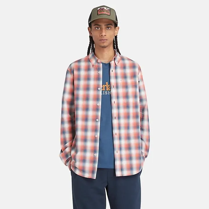 Karohemd für Herren in Hellorange