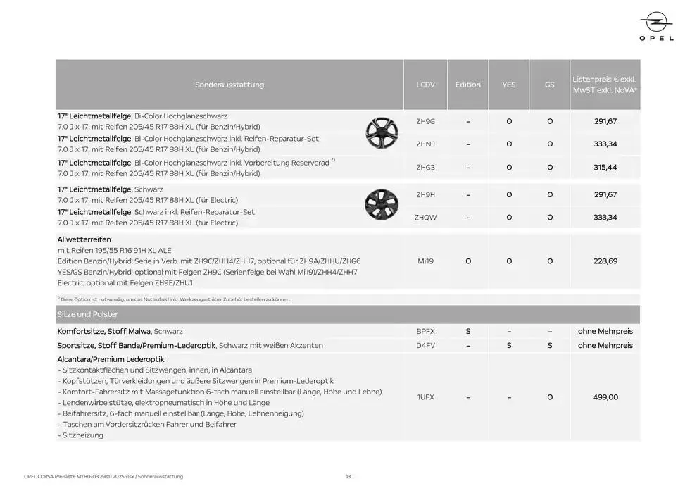 Opel - von 30. Jänner bis 13. Februar 2025 - Flugblätt seite 13