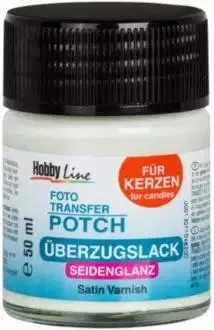 C. Kreul Foto Transfer Potch Überzugslack für Kerzen, seidenglanz, 50 ml