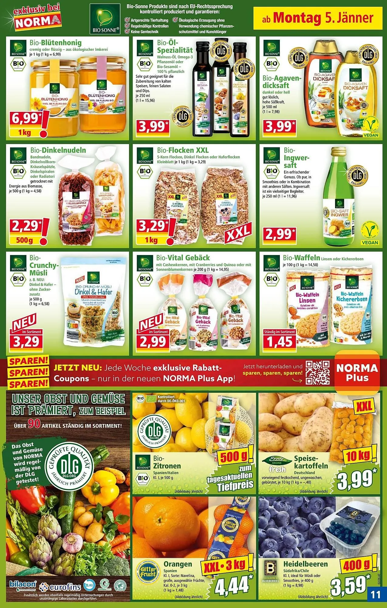 Norma Prospekt von 5. Jänner bis 11. Jänner 2026 - Flugblätt seite 11