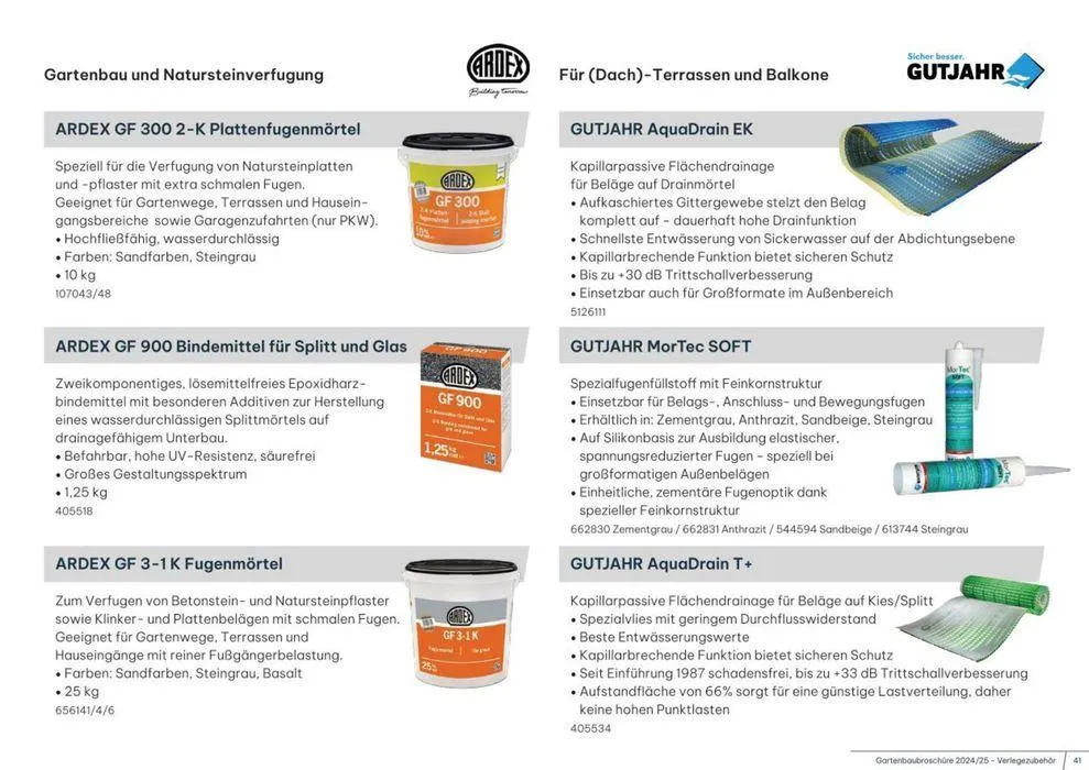 Gartenbau von 5. Juni bis 31. Dezember 2025 - Flugblätt seite  41