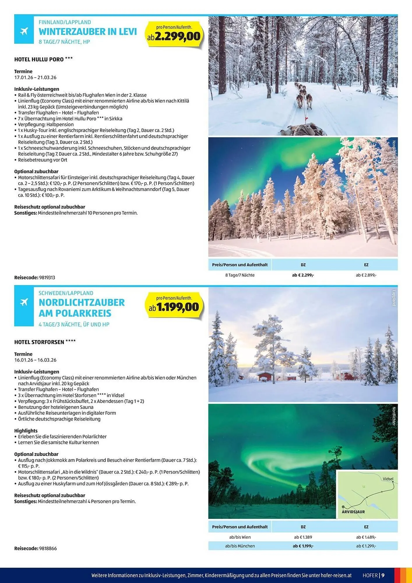 Hofer Flugblatt von 7. September bis 31. Dezember 2025 - Flugblätt seite  9