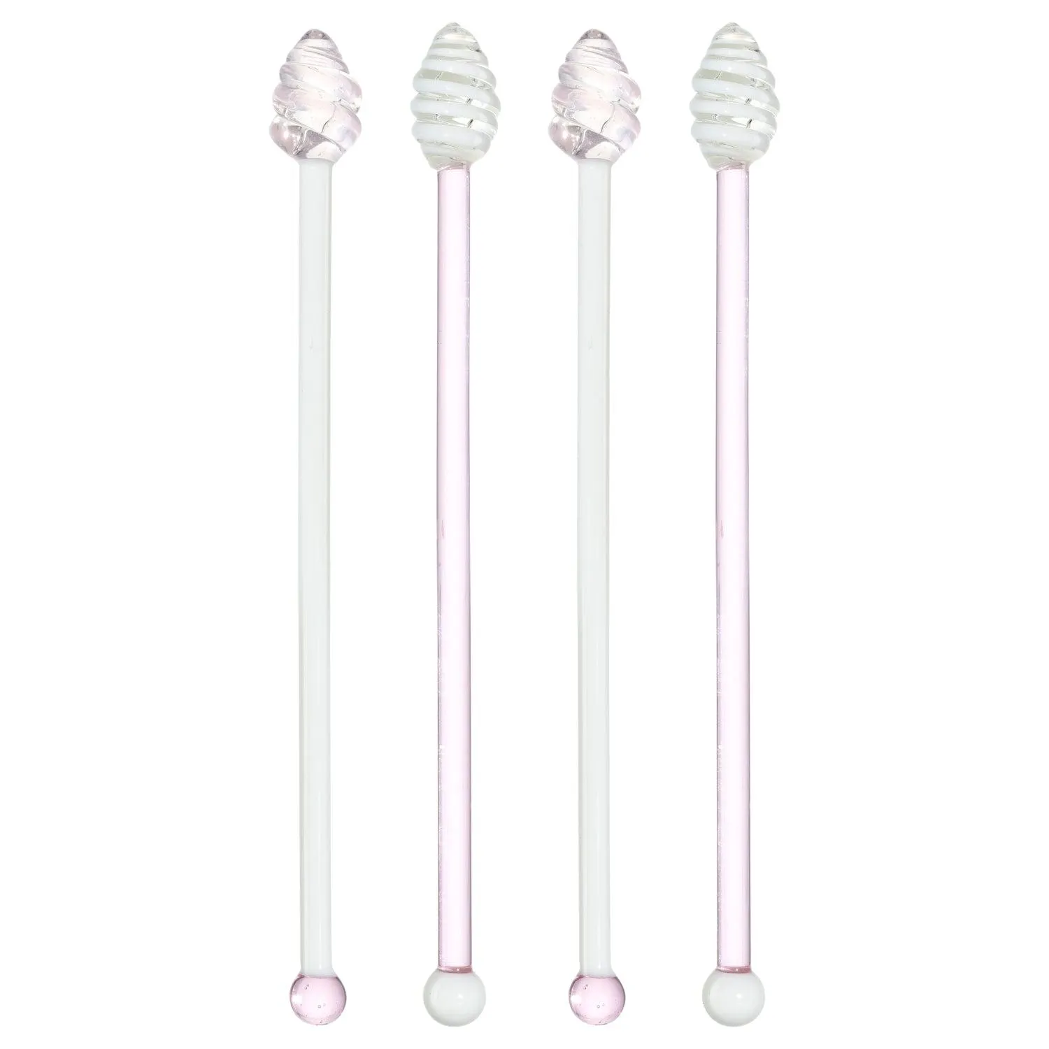 Rührer POESIA 4er-Set 20 cm rosé/weiß