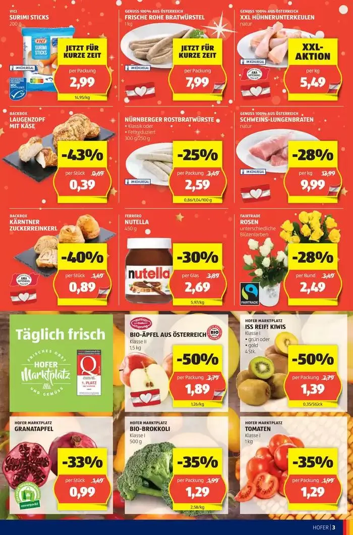 Blättern Sie online im HOFER Flugblatt von 27. November bis 11. Dezember 2024 - Flugblätt seite 5