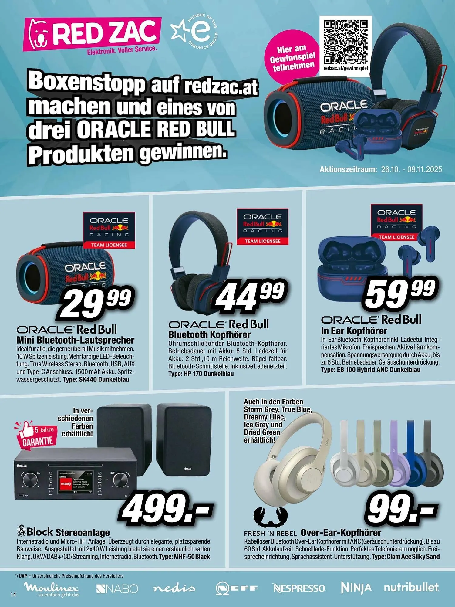 Red Zac Flugblatt von 26. Oktober bis 13. November 2025 - Flugblätt seite 14