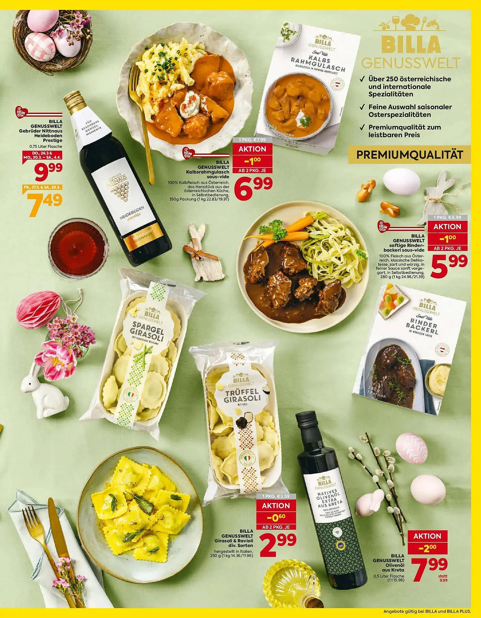 Billa Flugblatt von 26. März bis 4. April 2026 - Flugblätt seite  7