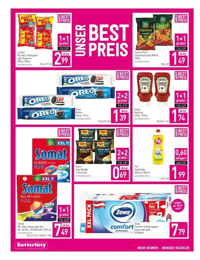 Sutterlüty flugblatt von 30. Jänner bis 5. Februar 2025 - Flugblätt seite  6