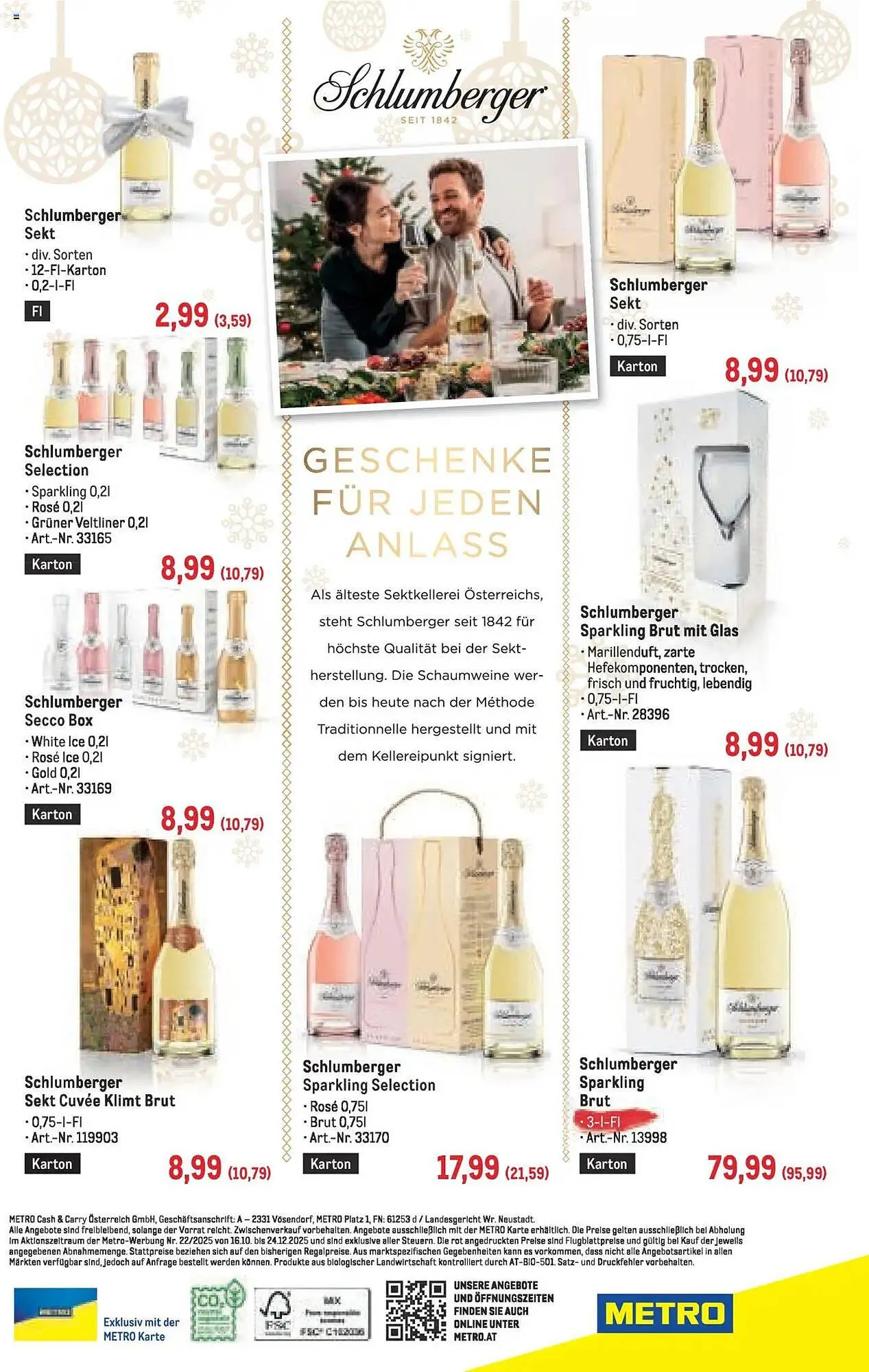 Metro Flugblatt von 16. Oktober bis 24. Dezember 2025 - Flugblätt seite  40