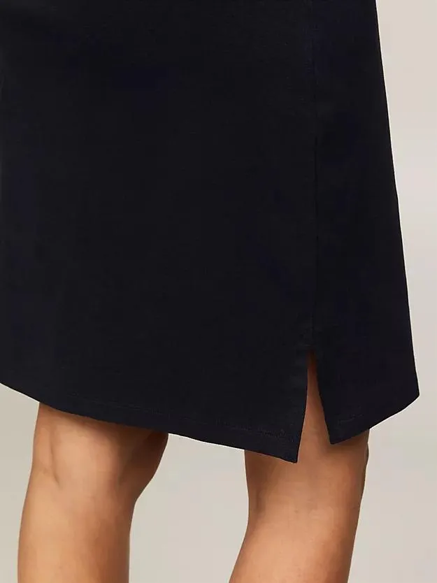 Maxi-Polokleid mit TH-Monogramm