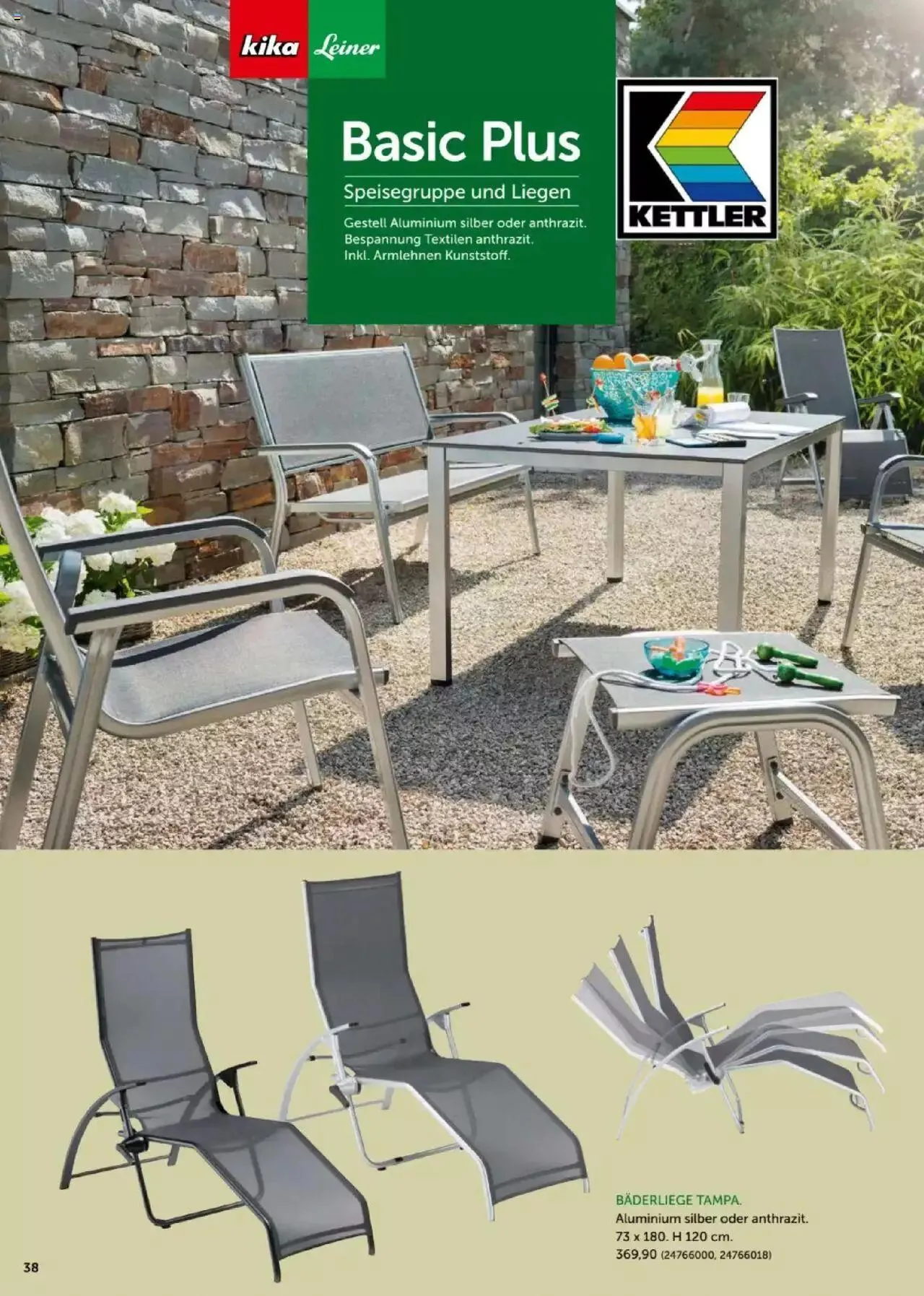 Leiner Garten Katalog 2024 von 4. März bis 30. September 2024 - Flugblätt seite  38