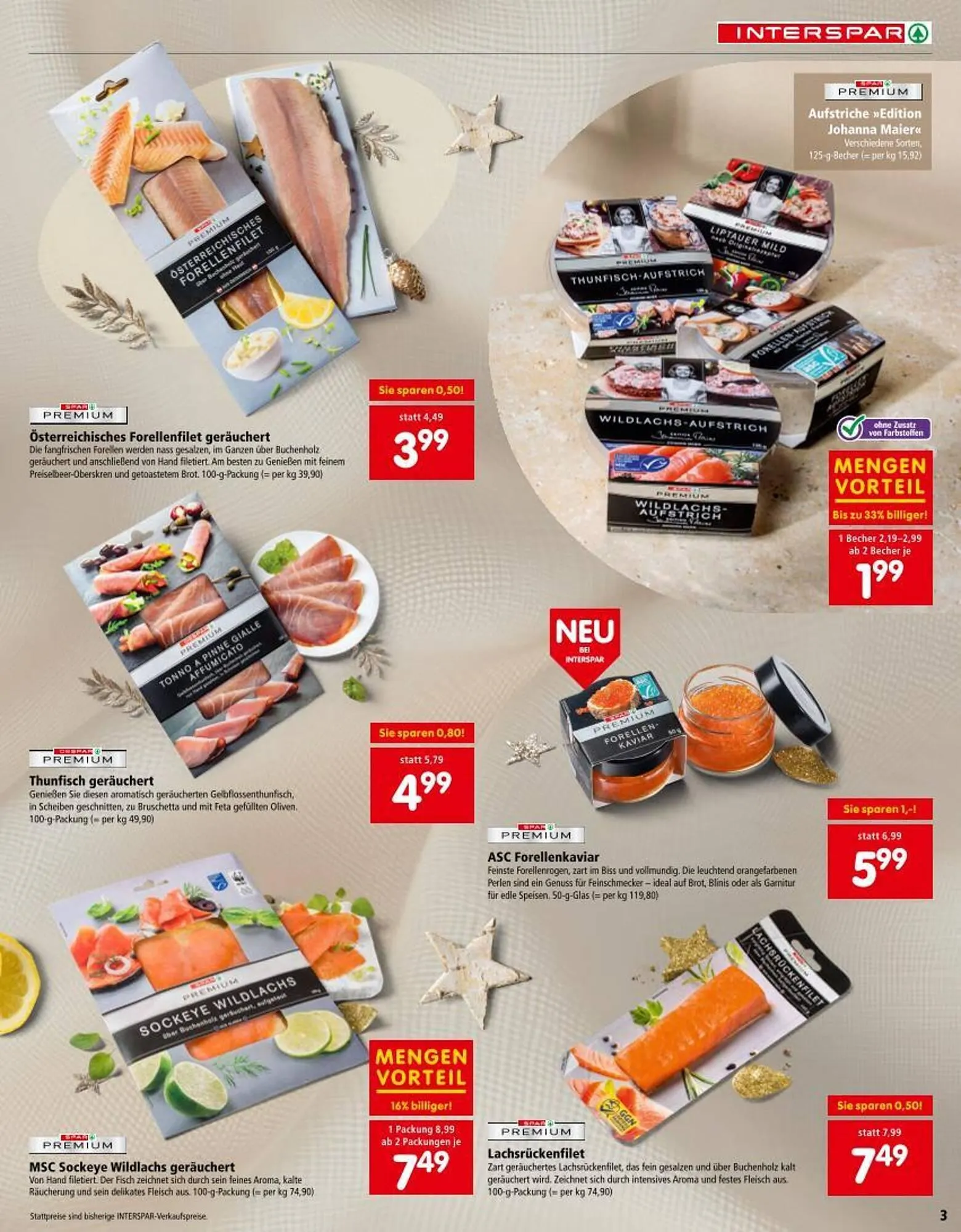 Interspar Flugblatt von 20. November bis 31. Dezember 2025 - Flugblätt seite  3